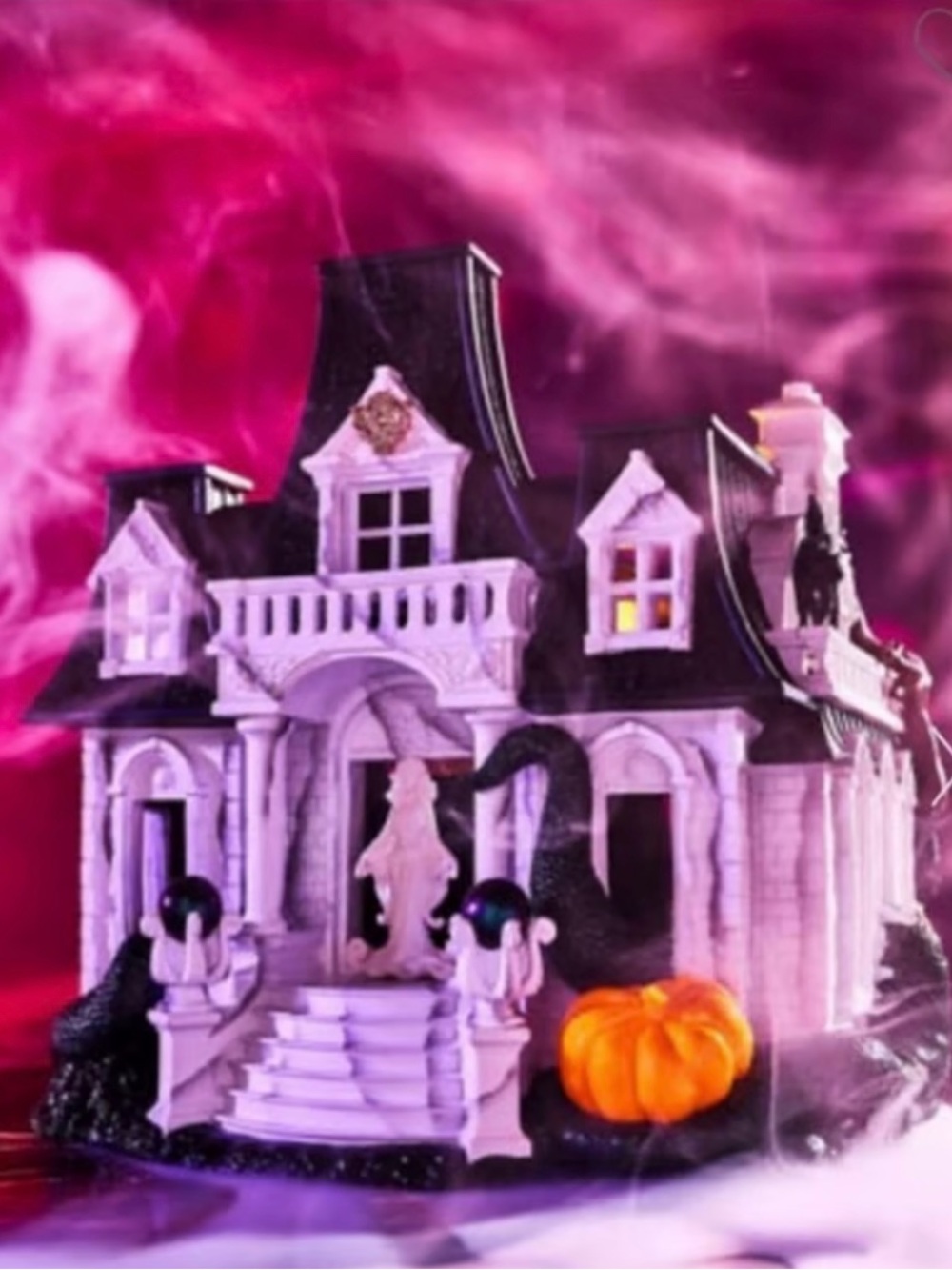 BBW 2024 Black and White Haunted Manor Holiday Luminary